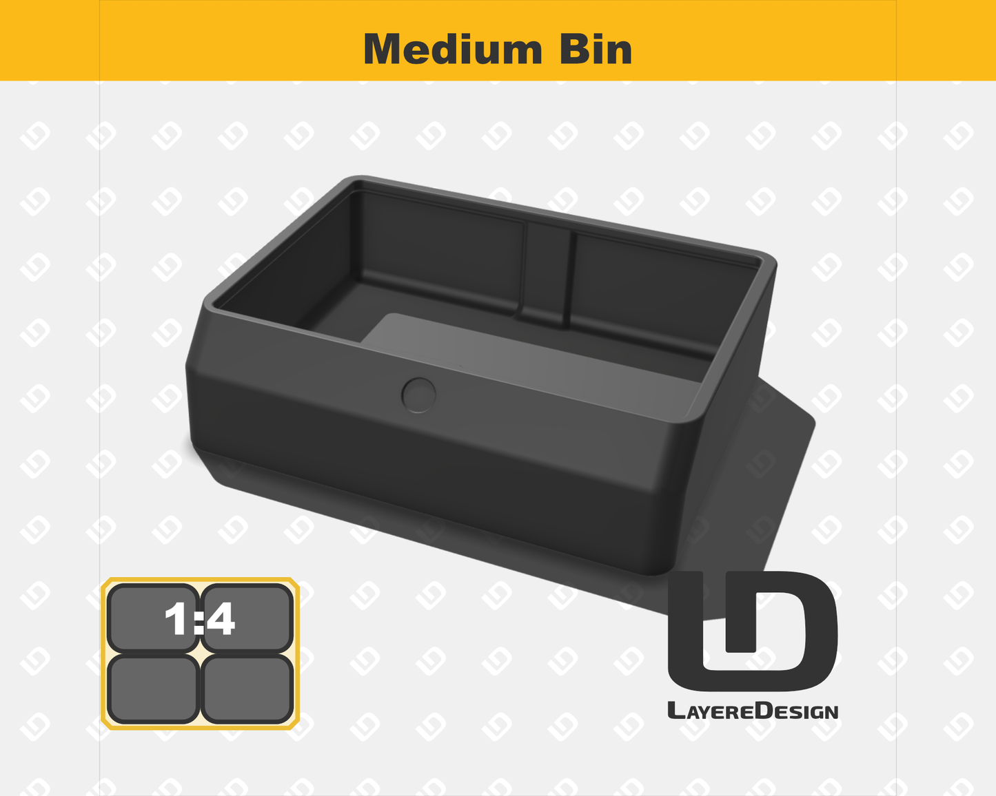 ToughCase Bins(Single) | DEWALT Medium Organizer DWAN2190