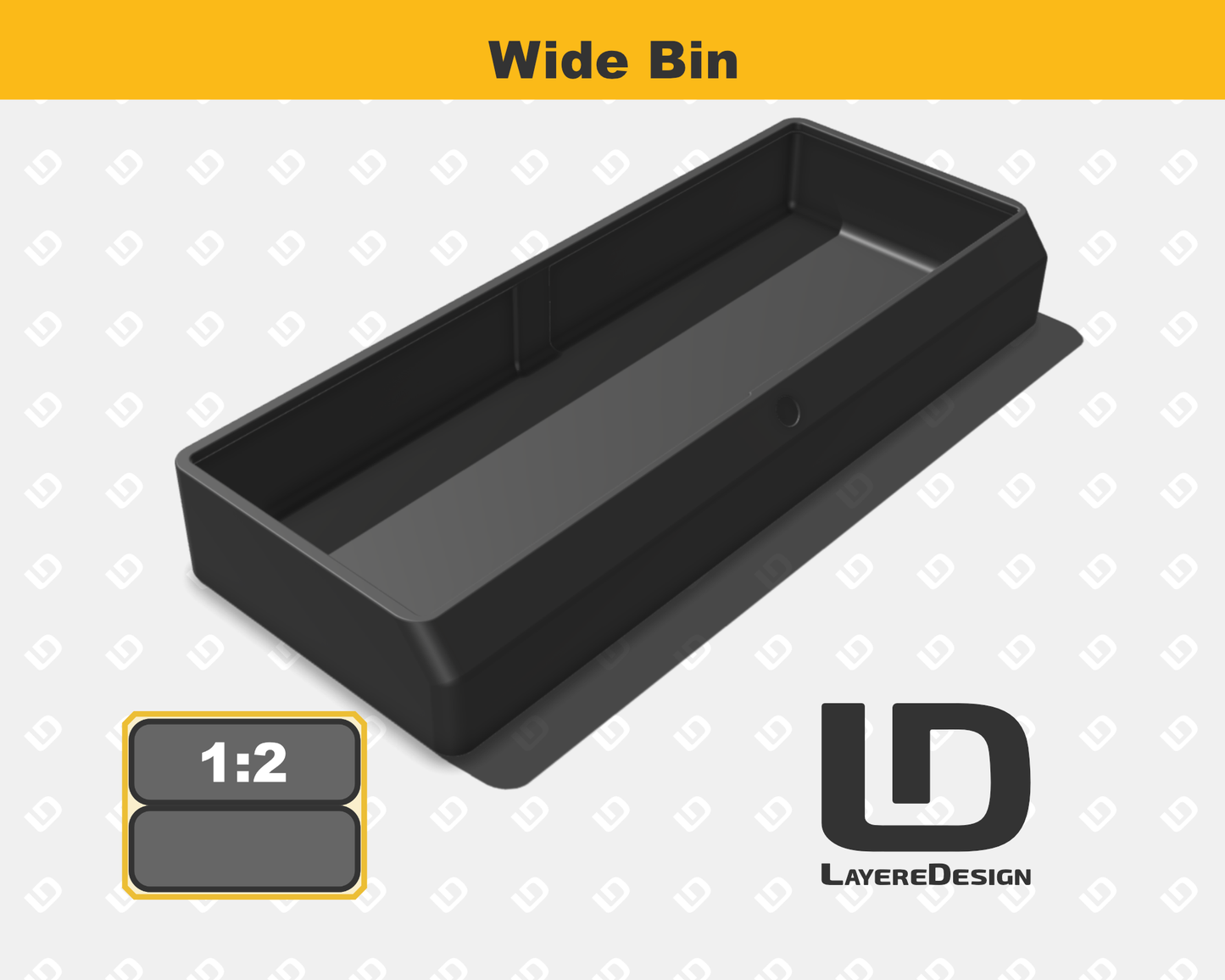 ToughCase Bins(Single) | DEWALT Medium Organizer DWAN2190