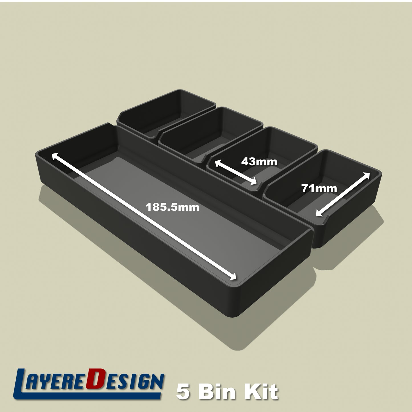 Organization Kits for Dewalt Medium ToughCase(DWAN2190) 6 Variations to Choose From