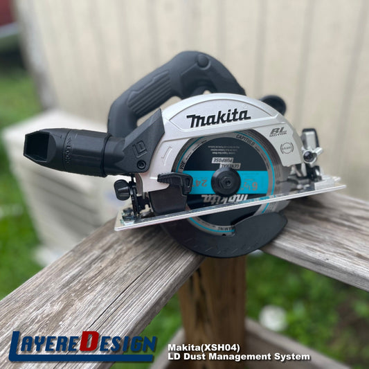 Dust Management for the Makita 18 Volt LXT Circular Saw Model XSH04 Various Attachments