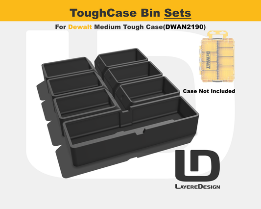 ToughCase Bin Sets | DEWALT Medium Organizer DWAN2190